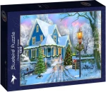 BlueBird Puzzle Doma na Vianoce