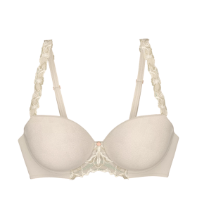 Dámska podprsenka Wild Azalea Florale WHP - BROWN - light beige 00RB - TRIUMPH BROWN 80B