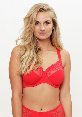 Dámska podprsenka LingaDore 1400-5 90 F Červená