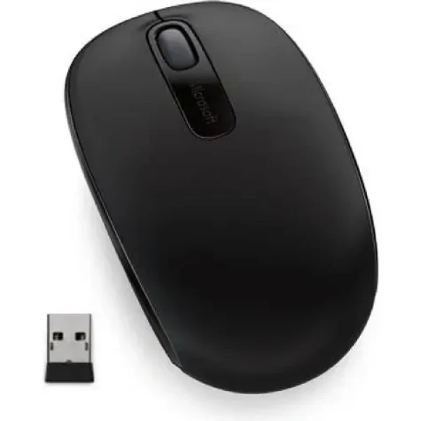 Microsoft 1850 čierna / bezdrôtová optická myš / 1000dpi / USB / 2 tlačidlá (U7Z-00004)
