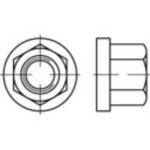 TOOLCRAFT 138180 šesťhranné matice s prírubou M24 DIN 6331 ocel glavanizované zinkom 1 ks; 138180
