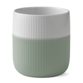 Royal Copenhagen Porcelánový hrnček Fluted Contrast Lichen 350 ml