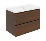 Kúpeľňová skrinka s umývadlom SAT B-Way 59x50x45 cm orech mat BWAY260NUTU4 BWAY260NUTU4