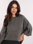 Jumper DHJ SW 9314.04P tmavosivý jedna velikost