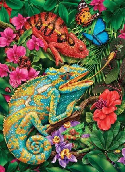 COBBLE HILL Puzzle Farební chameleóni