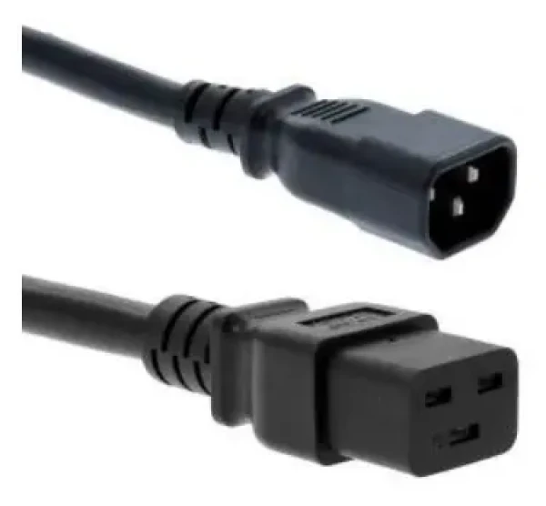 OEM Redukcia napájania IEC C19 na C14 30cm / Redukcia napájania / IEC C19-C14 / 30 cm (9612A)
