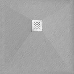 MEXEN - Stone+ Sprchová vanička štvorcová 90x90, šedý-betón 44619090