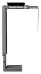 Digitus DA-90411 čierna / Držiak PC pod stôl / VESA 75x75, 100x100 mm / nosnosť 10 kg (DA-90411)