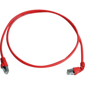 Telegärtner 100008673 RJ45 sieťové káble, prepojovacie káble CAT 6A S/FTP 5.00 m červená samozhášavý, bez halogénov 1 ks; 100008673