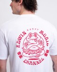 Edwin Music Channel TS White/Red garment S