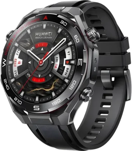 Huawei Watch Ultimate 2 čierna / Chytré hodinky / 1.5 "LTPO AMOLED / GPS / BT 5.2 / NFC / 20 ATM (55020GBB)