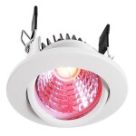 Deko Light 565335 COB 68 LED vstavané svetlo En.trieda 2021: F (A - G) pevne zabudované LED osvetlenie 8.50 W Signálna biela (RAL 9003); 565335