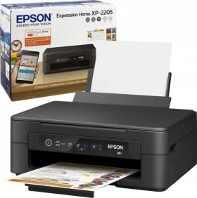 Epson Expression Home XP-2205 čierna / Farebná atramentová multifunkcia / A4 / 5760x1440 dpi / 8/4 str./min / USB / Wi-Fi (C11CK67404)
