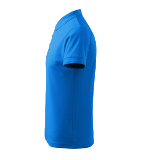 Pánska polokošeľa Pique snorkel blue M