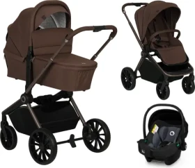 Lionelo Kočík kombinovaný Mika PLUS 3v1 Mocha Mousse / Hliníkový rám / Nosnosť do 22 kg / Autosedačka do 13 kg (LO-MIKA PLUS 3IN1 MOCHA MOUSSE)