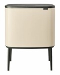 Brabantia Bo Touch Odpadkový kôš na triedený odpad 3 x 11 L béžová / 54 x 68 x 31.2 cm (201608)