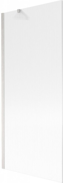 MEXEN/S - Next vaňová zástena FIX 80 x 150, prúžky, nikel kartáčovaná 895-080-000-00-09-97