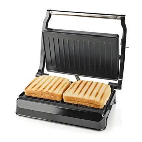 Nedis Kontaktný gril / Kontaktný gril / 700 W / grilovacia doska 23 x 14,5 cm / hliník, plast (KAGR111FSR)