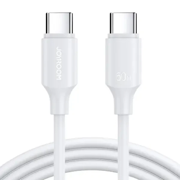 Joyroom S-CC060A9 Nabíjací kábel USB-C (M) - USB-C (M) 60w 1m biela (S-CC060A9 1m CW)