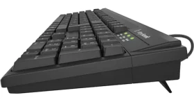 Keysonic KSK-8008U-IP čierna / Klávesnica / USB / IPX7 vodeodolná / Full-size / 105 kláves (61083)