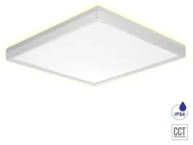Cordia SQUARE I. biela / Stropné svietidlo / LED / 42x42 cm / IP54 / 24W / 2160lm / 3000-6000K (SKL000492955)
