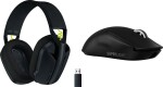 Logitech G435 Czarne (981-001050) + G PRO X SuperLight 2 (910-006630)