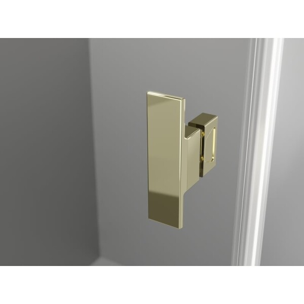 MEXEN/S - Mist HT sprchový kút dvere krídlové ľavá 95 x 100, transparent, zlato 8A5T-095-100-50-00-L