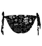 Aloha From Deer Doodle Bikini Bows Bottom WBBB AFD113 Black