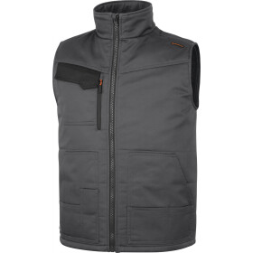 Pracovná vesta Delta Plus STOCKTON3 Farba: Šedá, Veľkosť: 3XL (STOC3GO3X)