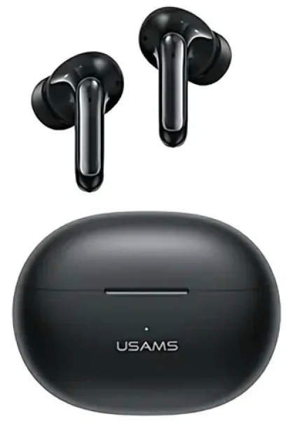 USAMS US-XD19 čierna / TWS bezdrôtové slúchadlá / Bluetooth 5.3 / ENC / mikrofón (Usa001273)