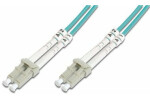 Digitus Fiber Optic Patch Cord, LC LC Multimode, OM3, Duplex 2m