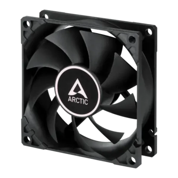ARCTIC F8 TC čierna / 80 mm / Fluid Dynamic Bearing / 0.3 Sone @ 2000 RPM / 52.7 m3h / 3-pin (4895213703369)