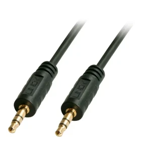 Lindy audio kábel Jack 3,5 mm - Jack 3,5 mm čierny / Audio kábel / Stereo / 0,25 m (35640)