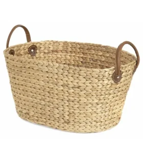 Compactor Belize L Ručne pletený kôš na bielizeň z vodného hyacintu / 65 x 45 x 37 cm (3370910073591)
