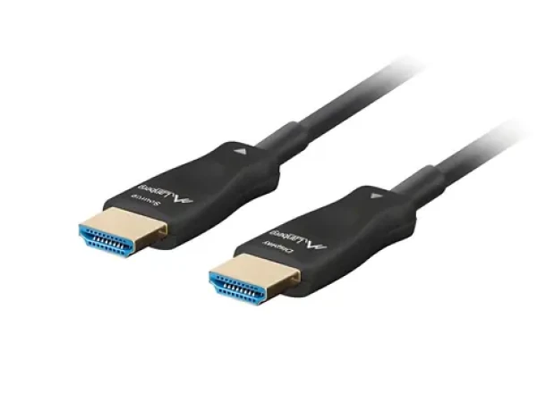 Lanberg HDMI 2.1 AOC 80m / Kábel / 8K 30Hz / čierny (CA-HDMI-30FB-0800-BK)