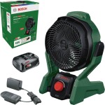 Bosch Home and Garden UniversalFan 18V-1000 Akumulátorový ventilátor, zelená, čierna, 06039E1001; 06039E1001