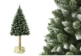 Mamido Umelý vianočný stromček na kmienku borovice 180 cm