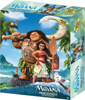 Prime 3D Puzzle Odvážna Vaiana: Legenda o konci sveta 3D