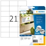 Herma Etikety extrémne priľnavé 70x42,3 mm / Etikety / A4 / biele / 525 ks / 25 listov (10906)