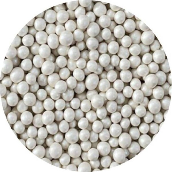 Cukrové perličky biele metalické 3-4mm 1kg - I LOVE CAKES - I LOVE CAKES