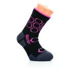 Little Shoes Ponožky šport hexagon kids bf black pink, 2 páry Veľkosť ponožiek: 20-24 EU EUR