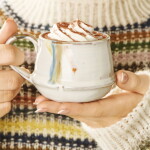 Ib Laursen Keramický hrnček Kalmar Colourful Stripes 200 ml