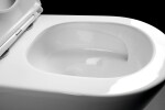 SAPHO - AVIS Vortex Rimless WC misa pre kombi, spodný/zadný odpad, biela PC106-111