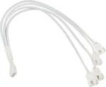 Kolink Rozbočovač ventilátorov 1-4 PWM biela / Rozbočovací kábel / opletený / 35 cm (PGW-AC-KOL-161)