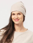 Dámska čiapka Key Hot Touch LHH 729 tmavě béžová Univerzální