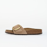 Tenisky Birkenstock Madrid Big Buckle Natural Leather Nubuck Sandcastle EUR 40