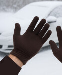 Rak R-006DB zateplené rukavice pre mužov černá 25 cm