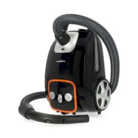 Nedis VCBG250GY čierna / Vreckový vysávač / 700 W / 72 dB / 3 l / Akčný rádius: 9.00 m (VCBG250GY)