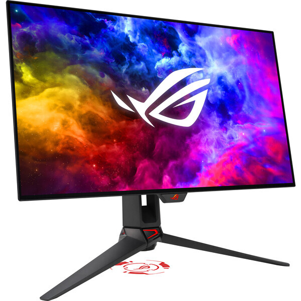 26.5 Asus ROG PG27AQDM čierna / OLED / QHD / 16:9 / 0.03ms / 240Hz / 2x HDMI + DP / USBHUB / VESA (90LM08Q0-B01A70)