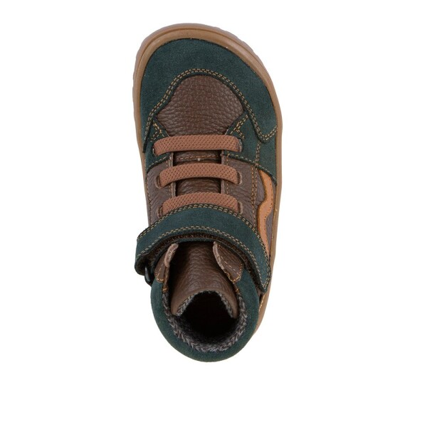 Chlapčenské celoročné členkové barefoot topánky TEX GO BROWN+ Froddo G3110265-17 - 32